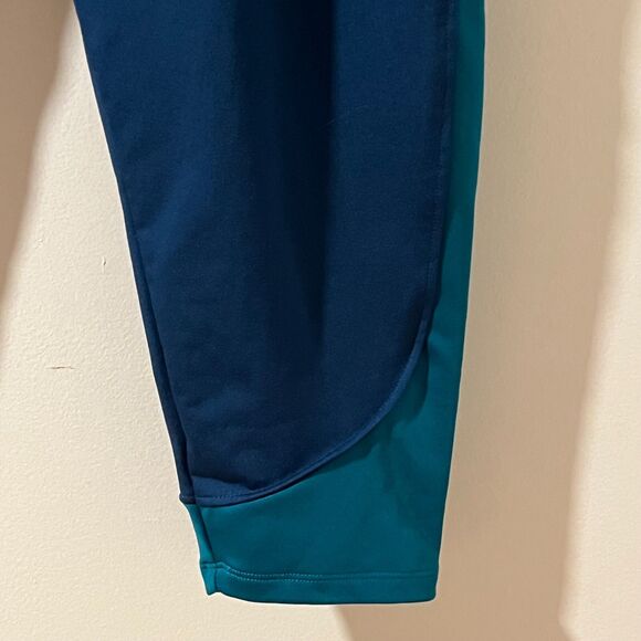 Nike Therma-Fit Womens XXL Color Block Jogger Running Pants Valerian Blue - Picture 2 of 8